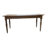 Table de ferme, bistrot en hêtre 1900