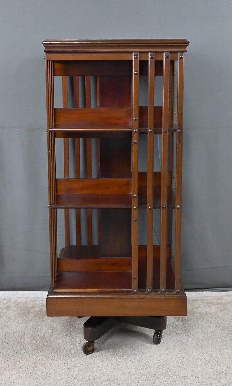 Rotating mahogany library, England – 1st part 20th century