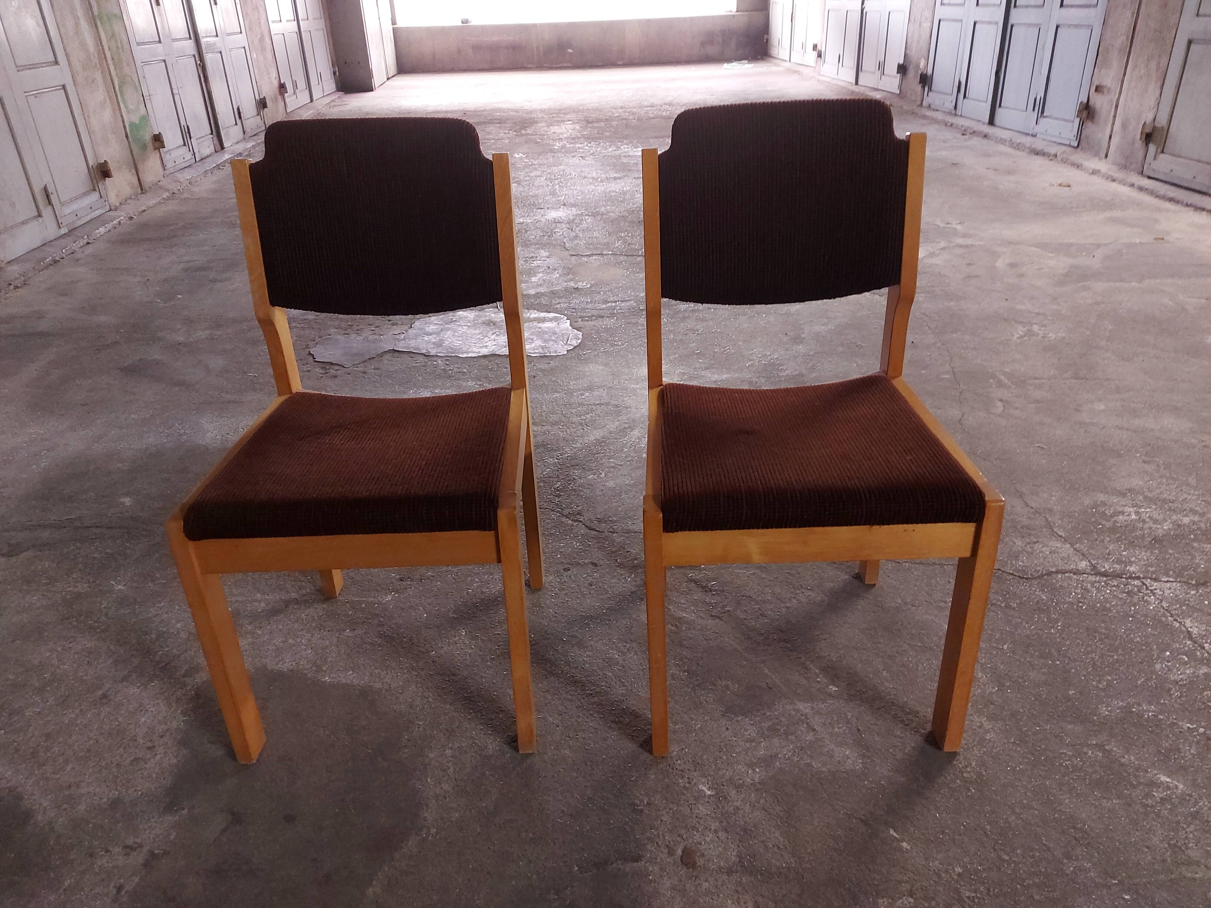 Set of two vintage Swiss chairs