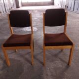 Set of two vintage Swiss chairs