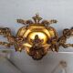 Pediment ornament gilded bronze furniture st Louis XV