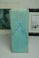 Blue stamped signed modernist ceramic vase from the 1980s.