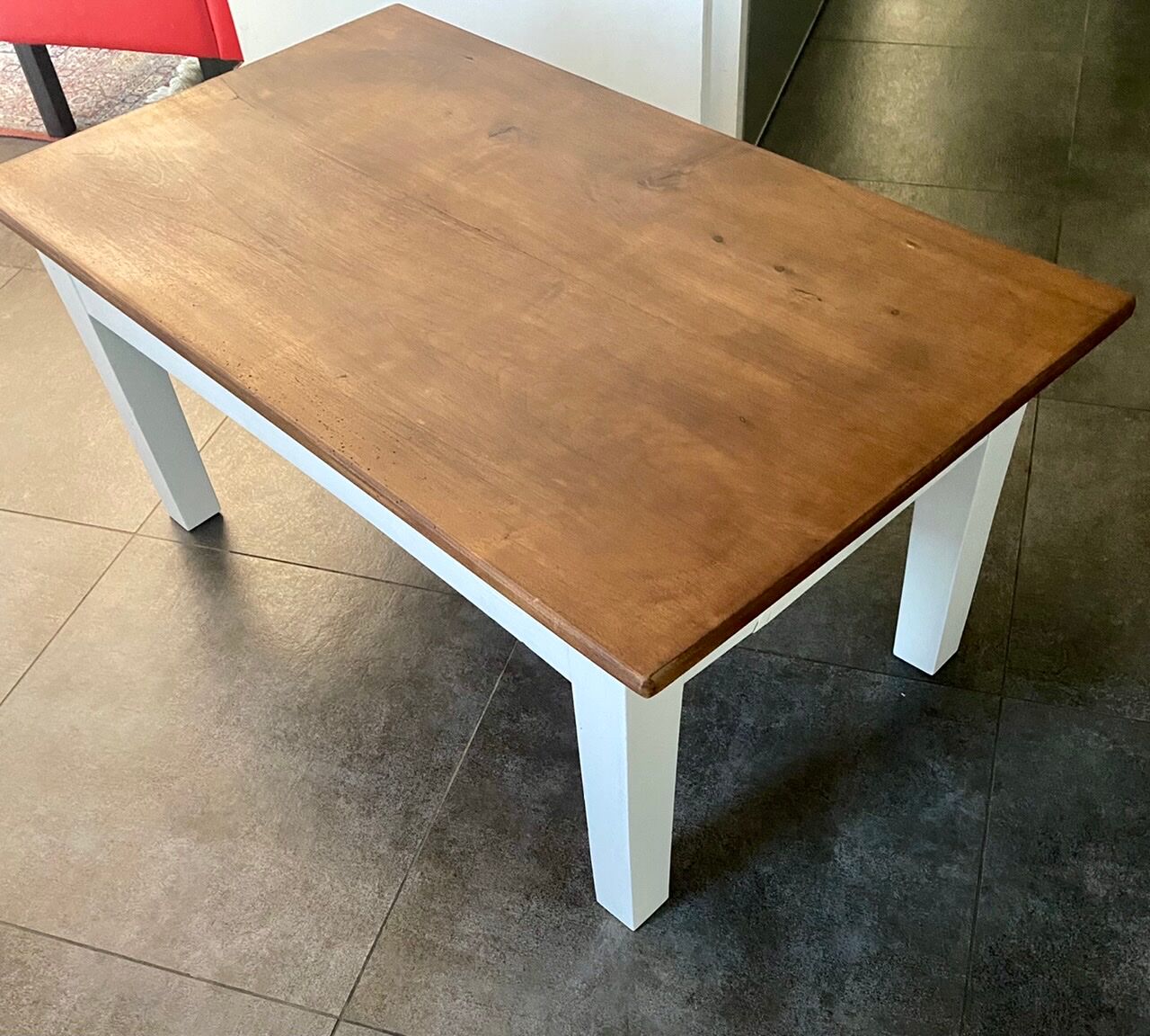 Solid wood coffee table