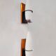Vintage Danish design wall lamps brass 'Scandinavian lights'