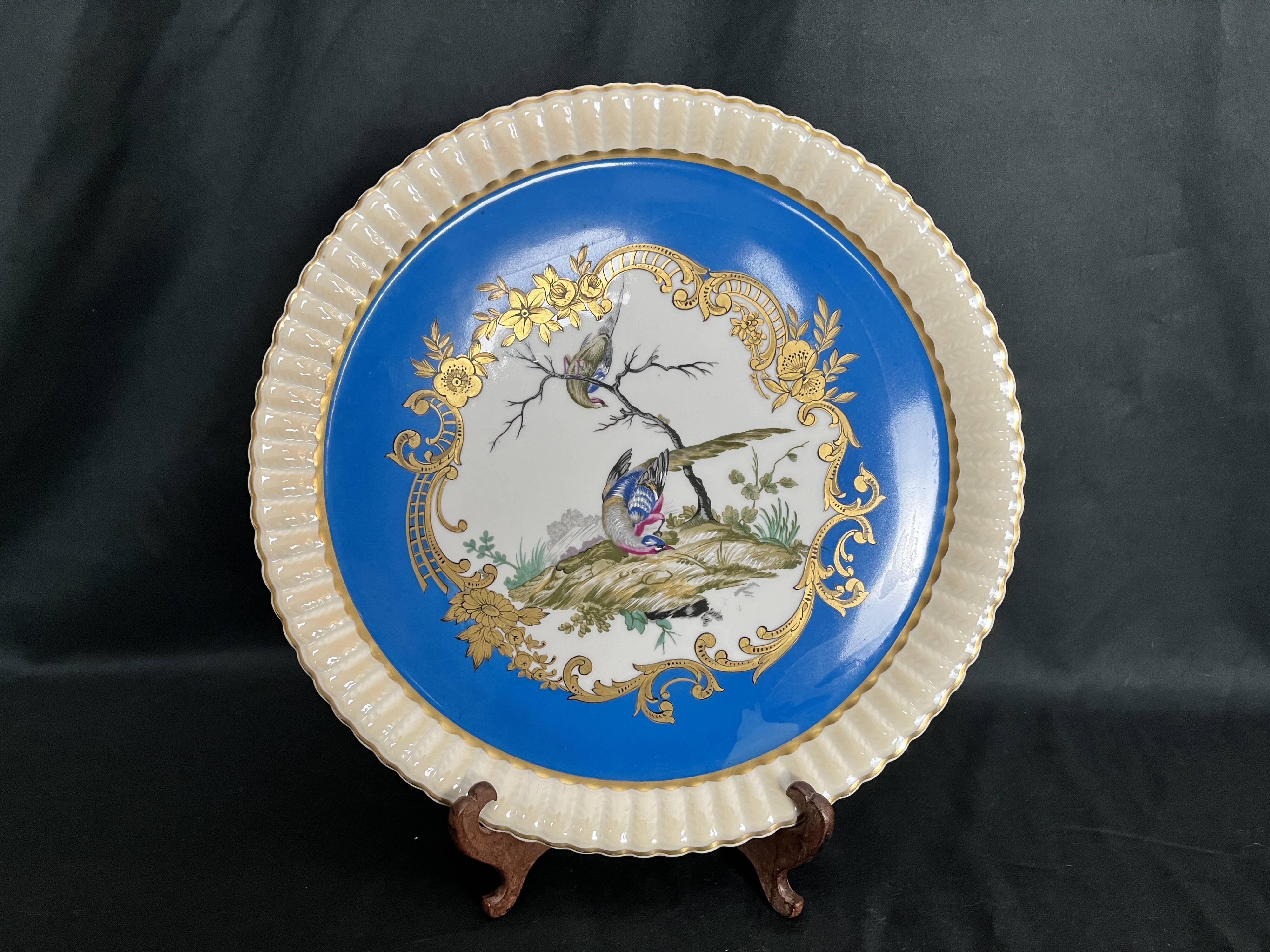Limoges, Bernardaud polychrome porcelain tray, 20th century