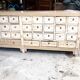 Large antique Chinese apothecary furniture sideboard
