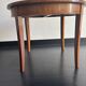 Table basse, guéridon rond en bois Hainke, Allemagne 1950