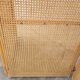 Vintage wicker claustra screen - 1950s