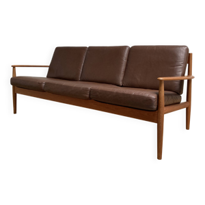 Canapé en cuir teck - grete jalk