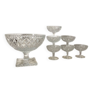 Coupes en cristal ancien