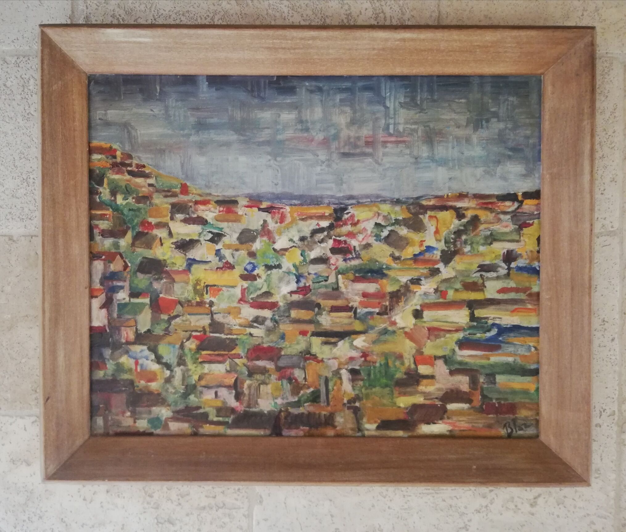 Oil on coated cardboard