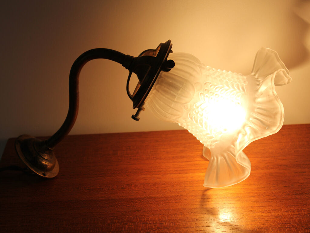 Old tulip sconce