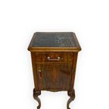 Tables de chevet italiennes en noyer, années 1930/1940