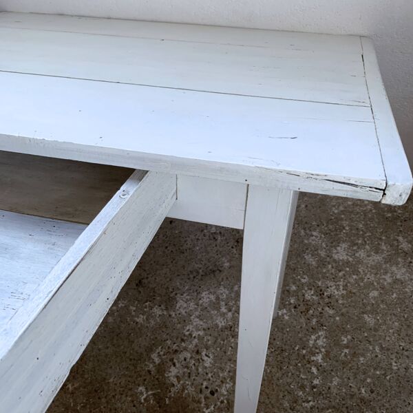 Table bureau dans son blanc d’origine