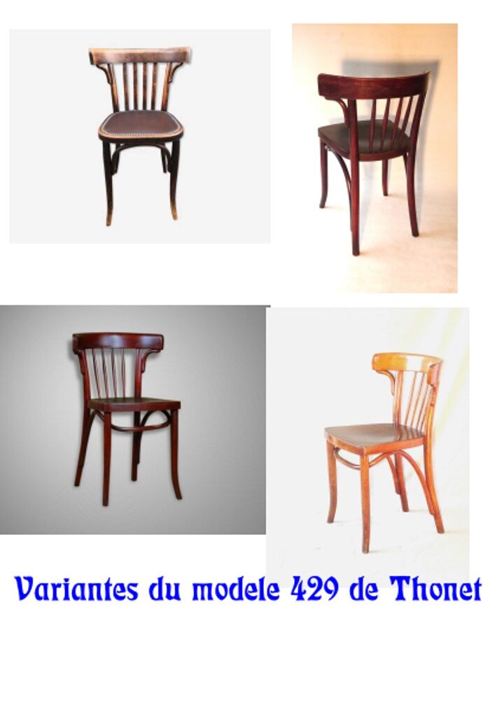 Chair Thonet A 429 of 1928 starred seat
