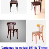 Chair Thonet A 429 of 1928 starred seat