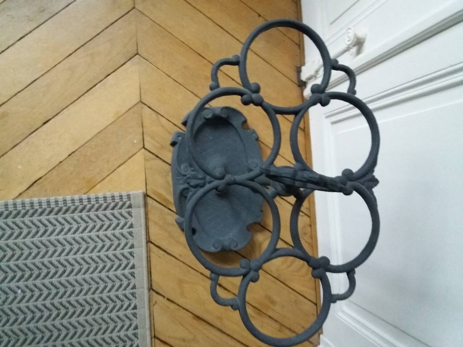 Cast iron umbrella stand 20th century