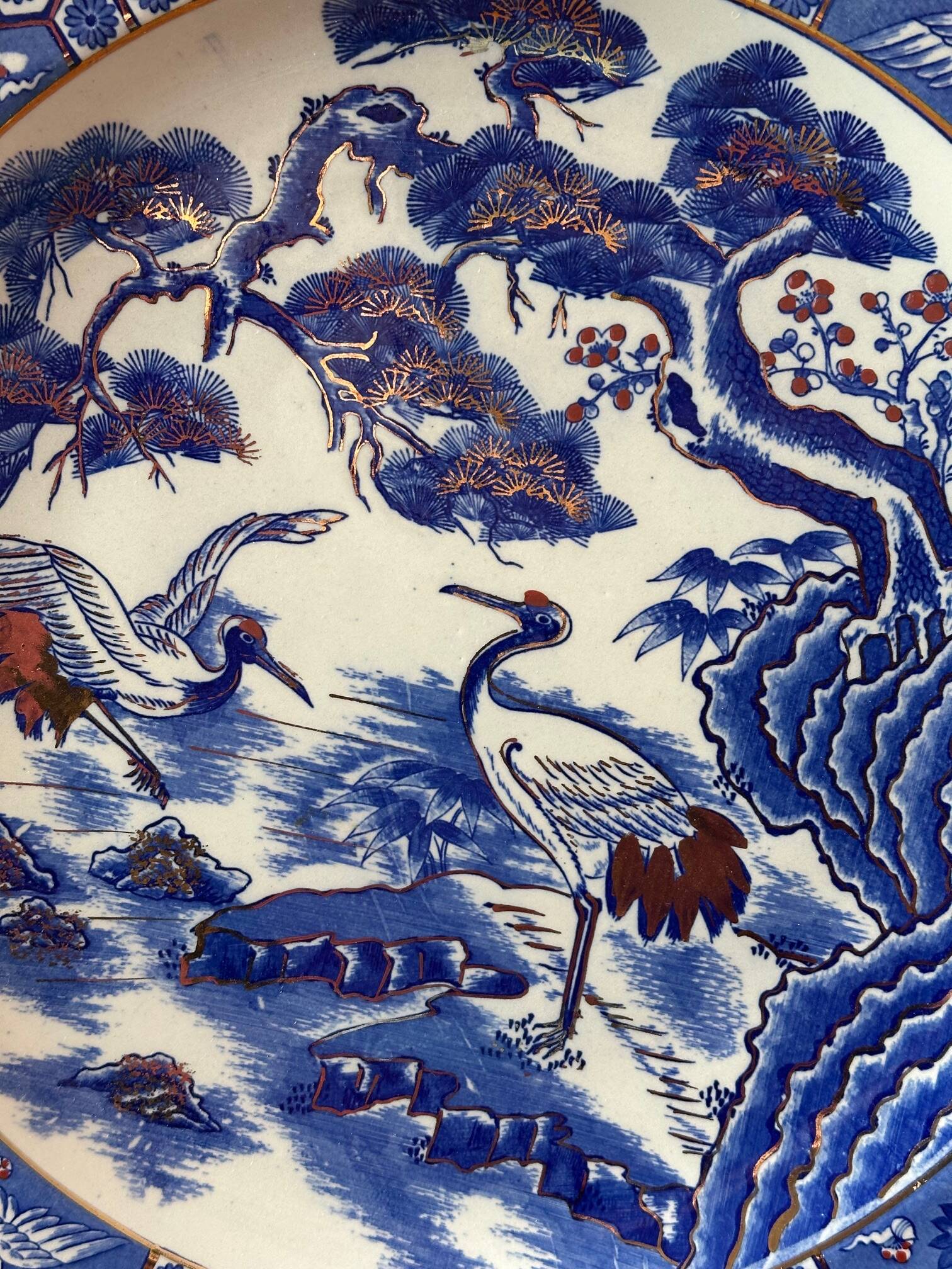 Large Japanese Porcelain Dish