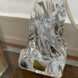 Lampe de chevet torsadé en cristal de Baccarat ancien