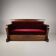 Empire Walnut Red Sofa, early 19th Century
