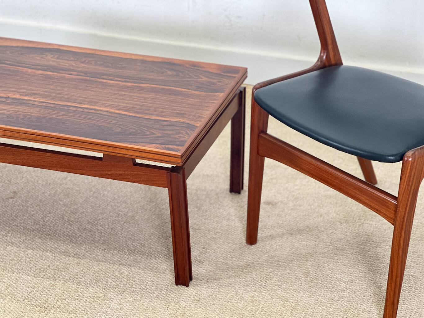 Table basse danoise en palissandre, années 1960