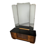 Art Deco Vanity Cabinet Attributed to Jindřich Halabala, Czechoslovakia, 19