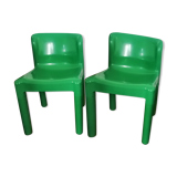 Pair of chairs. Carlo Bartoli. Kartell. Model 4875