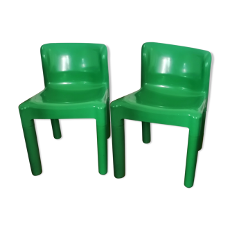Pair of chairs. Carlo Bartoli. Kartell. Model 4875