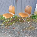 Chaises bois clair