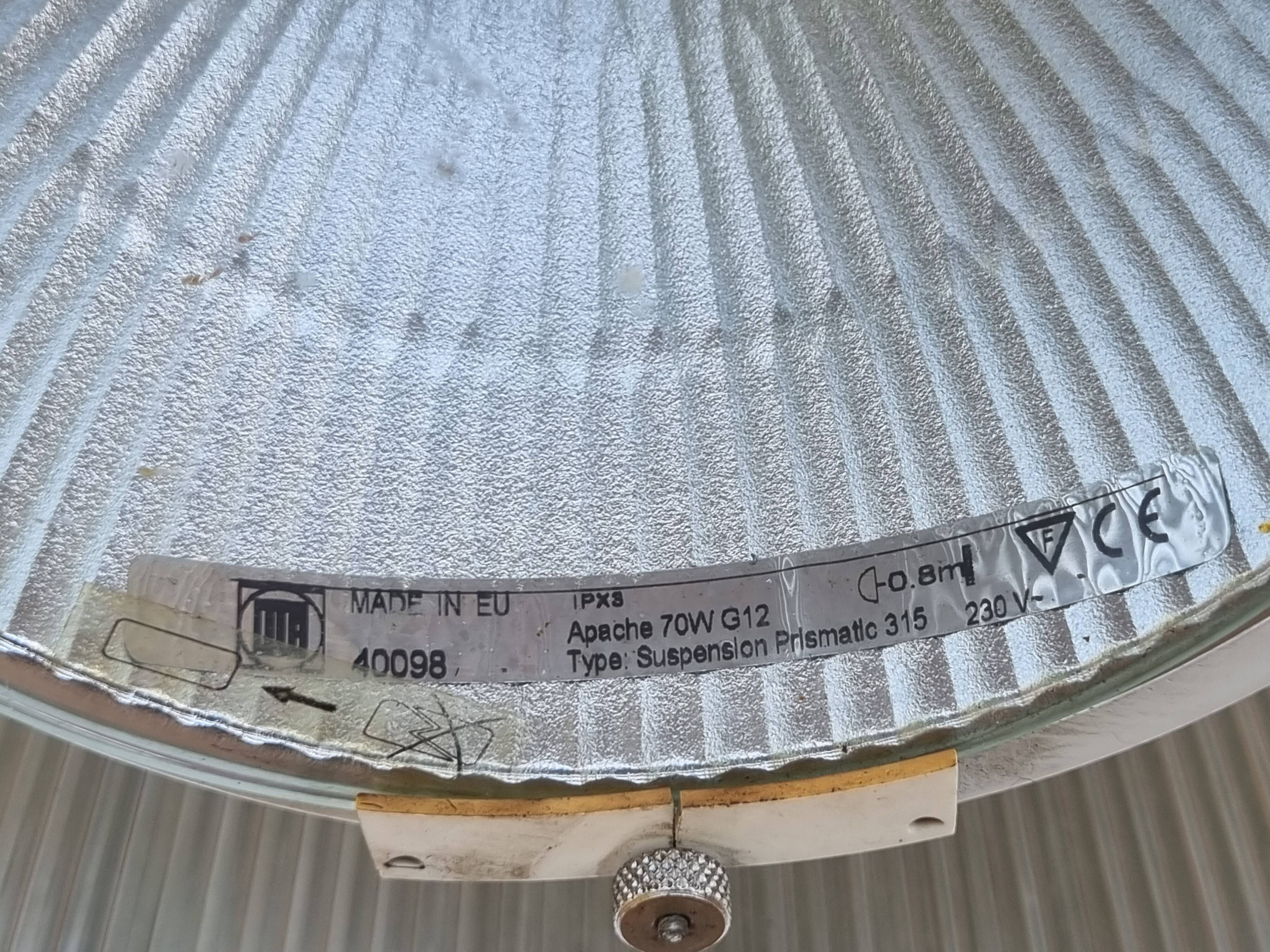 Pair of vintage industrial style pendant lights