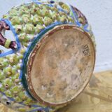 Italian barbotine fruit bowl from the 1930s