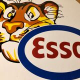Plaque émaillée esso 1957