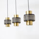 Dutch design metal hanging lamp 70s