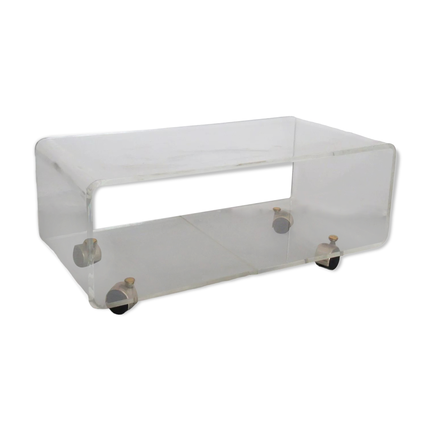 Table basse en altuglas Michel Dumas Roche Bobois