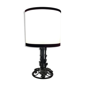 Lampe en fer forgé art