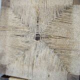Lot de 4 tabouret corde vintage
