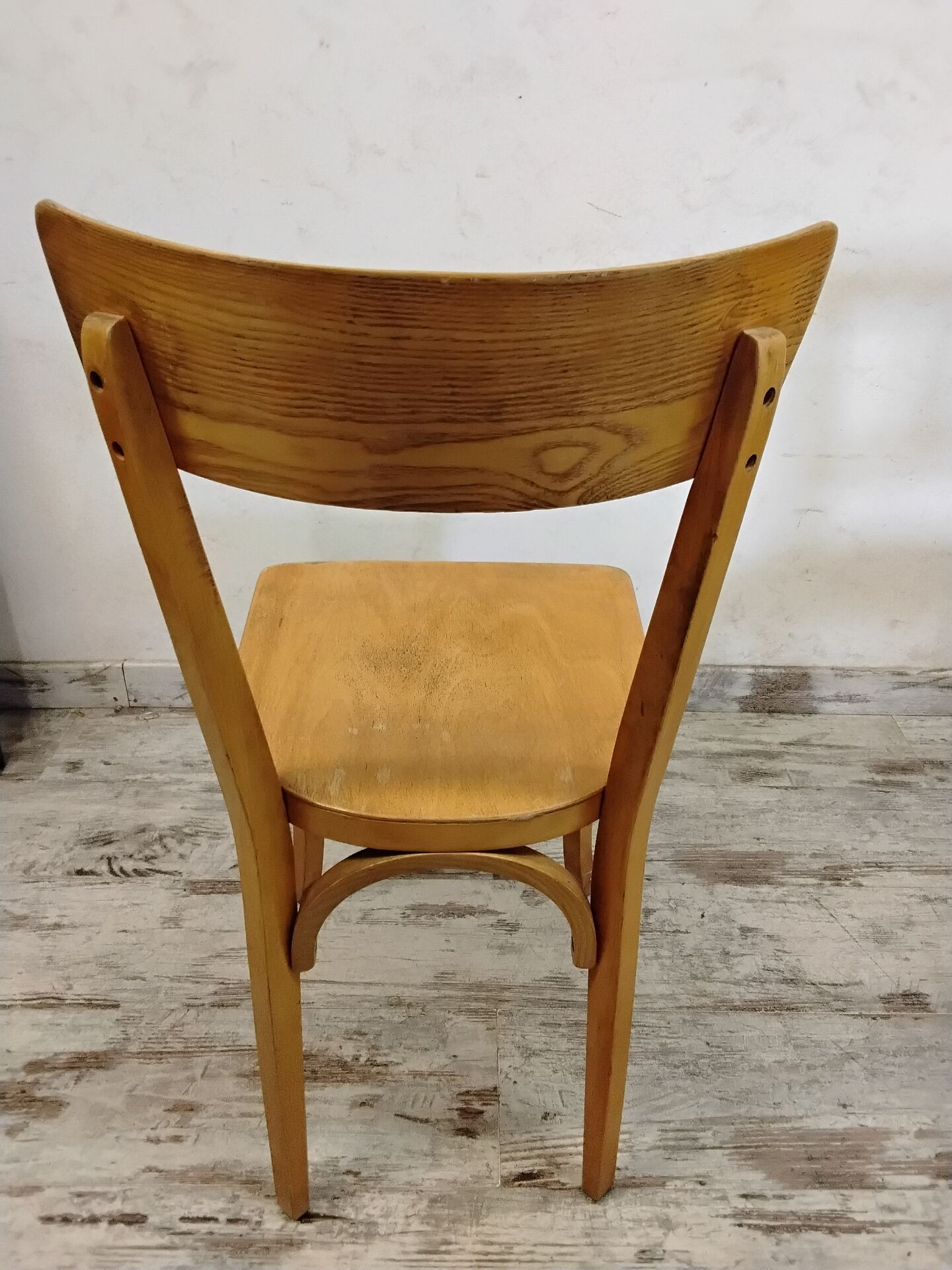 Set of 5 mismatched chairs in Baumann style
