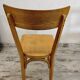 Set of 5 mismatched chairs in Baumann style