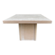 Roche Bobois travertine coffee table, 1980
