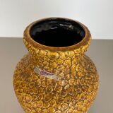 Super colorful fat lava pottery "contura" vase by bay ceramics, germany, 1950s