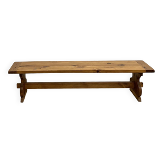 Pine bench, France, 1970