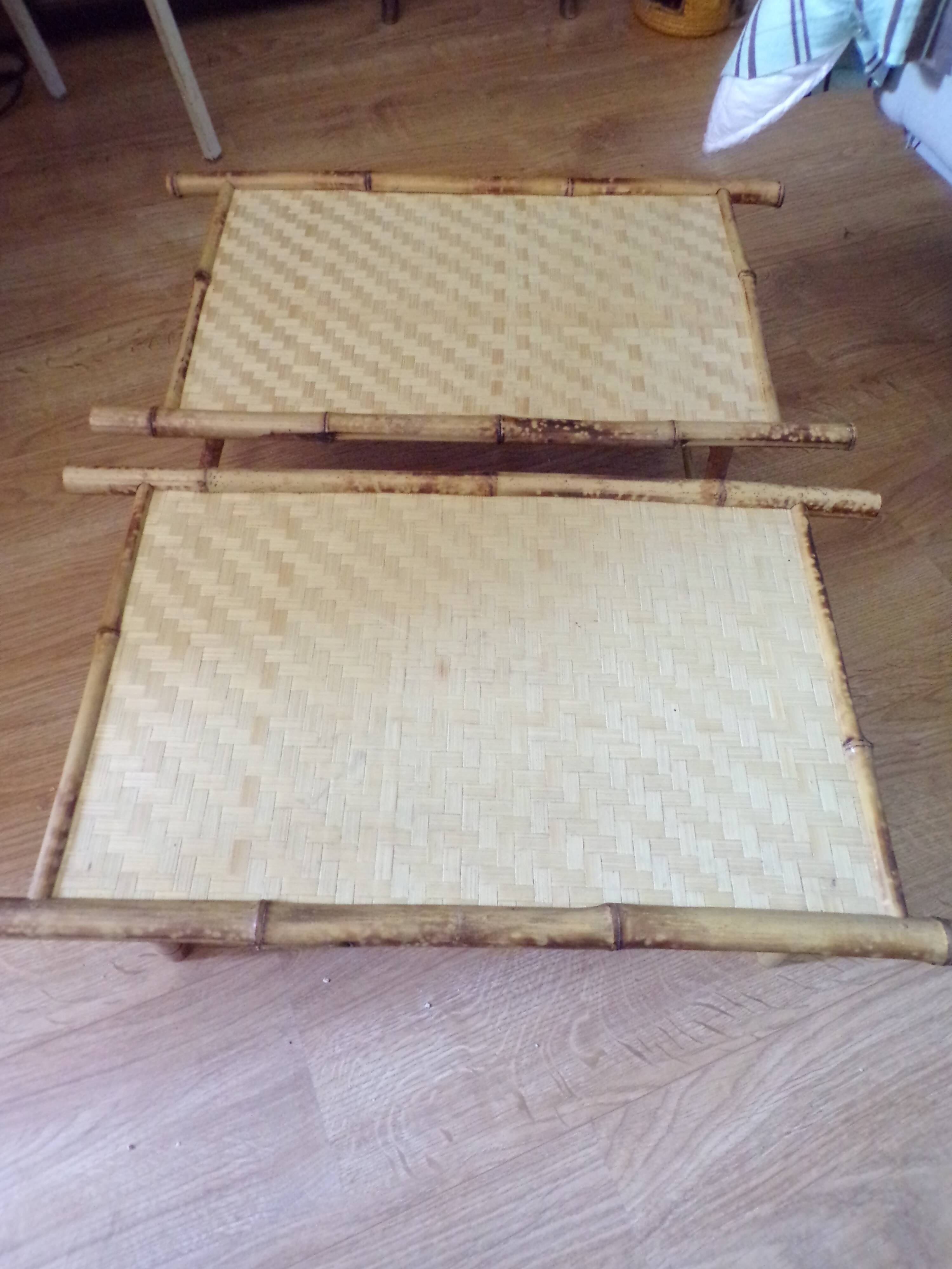 Rattan meal tray