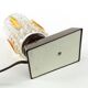 Mid-century modern bedside lamp, glass, Germany, 1970s