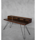 Vintage mid-century german walnut lady desk, 1950s