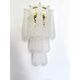 Clear “Conchiglie” Murano Glass Gold Wall Sconce by Simoeng