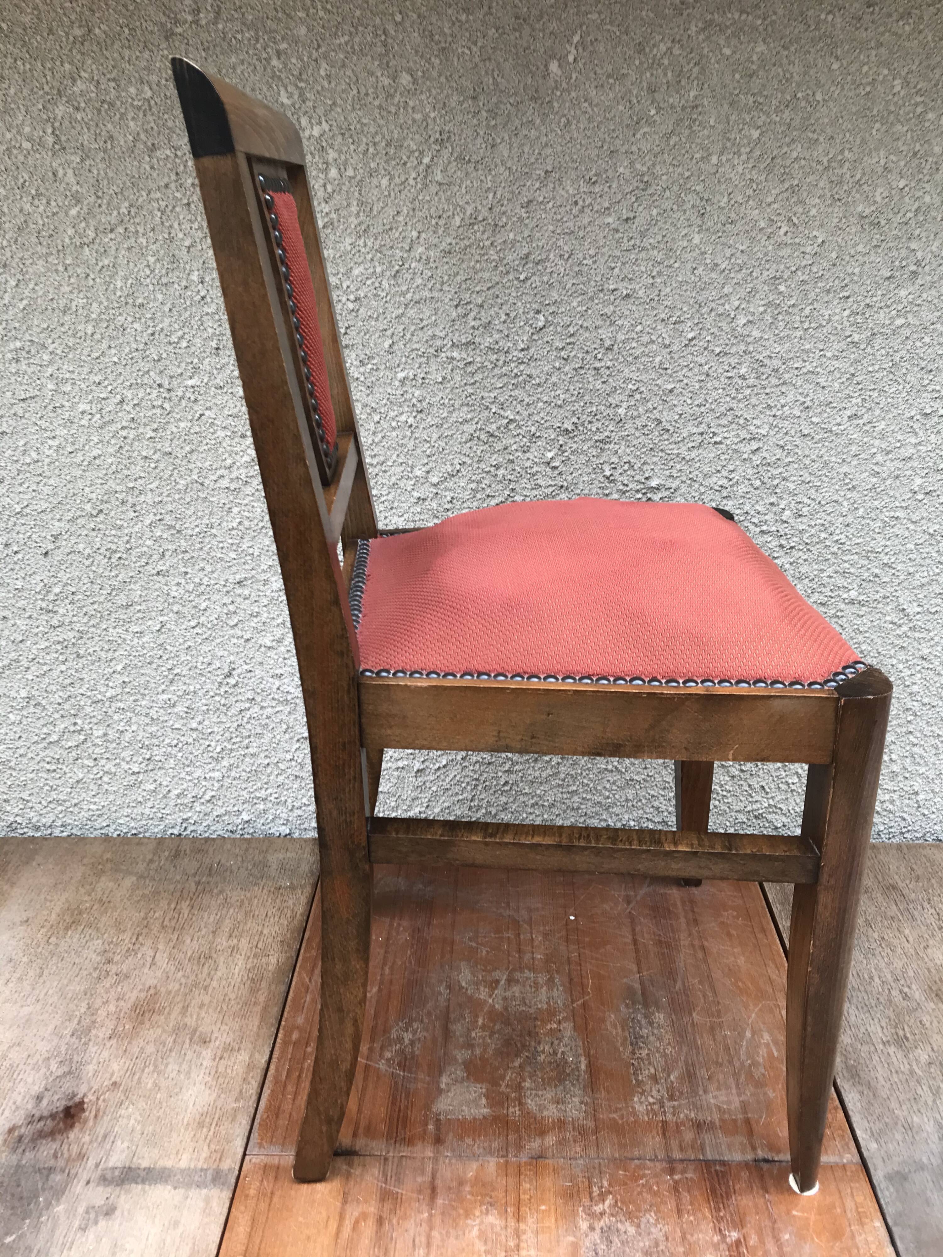 Pair of old chairs art deco