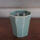 art deco porcelain pot, wall planter, plant pot, cache pot