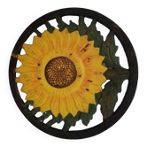 DESSOUS DE PLAT EN FONTE FLEUR DE TOURNESOL