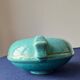 Earthenware milk jug signed Molin, Charolles. 1970s.