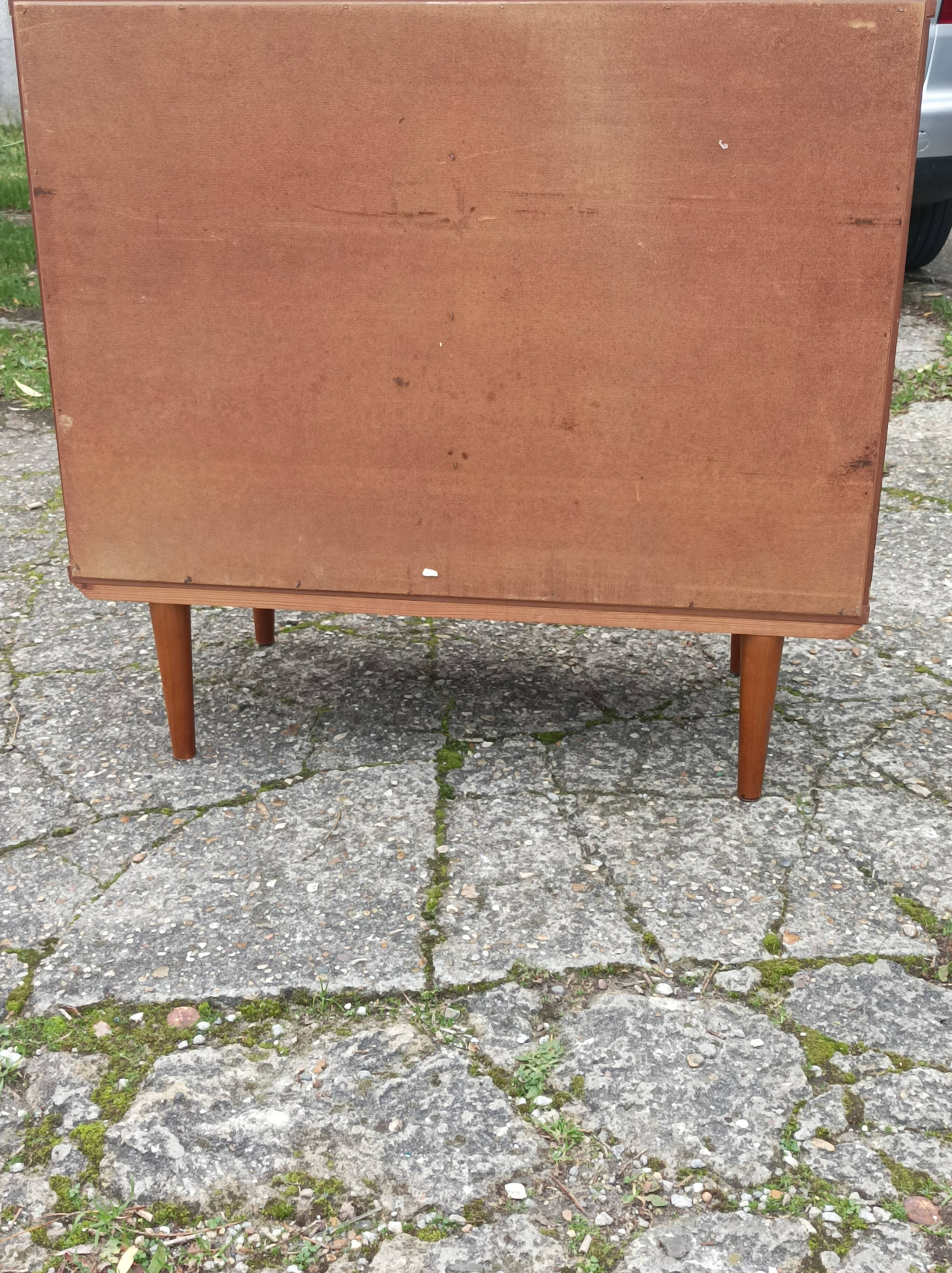 Meuble commode bois teck scandinave vintage